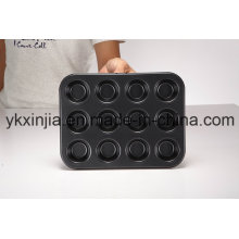 Utensilios de cocina Mini 12 Cup Muffin Pan Pan de hornear Utensilios de cocina